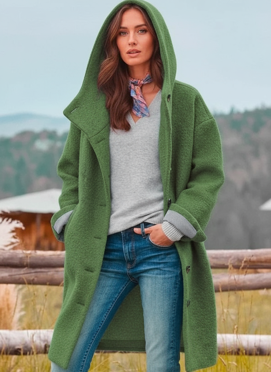 Isabella Zeitlose Kapuzen-Maxi in Hochwertiger Qualität