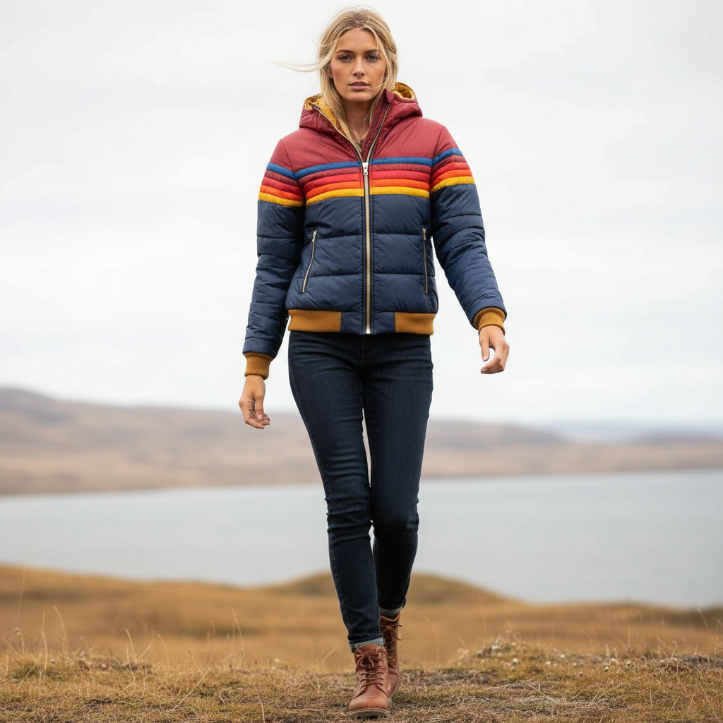 Isabella Zeitlose Damen Steppjacke Isabella mit Retro-Flair