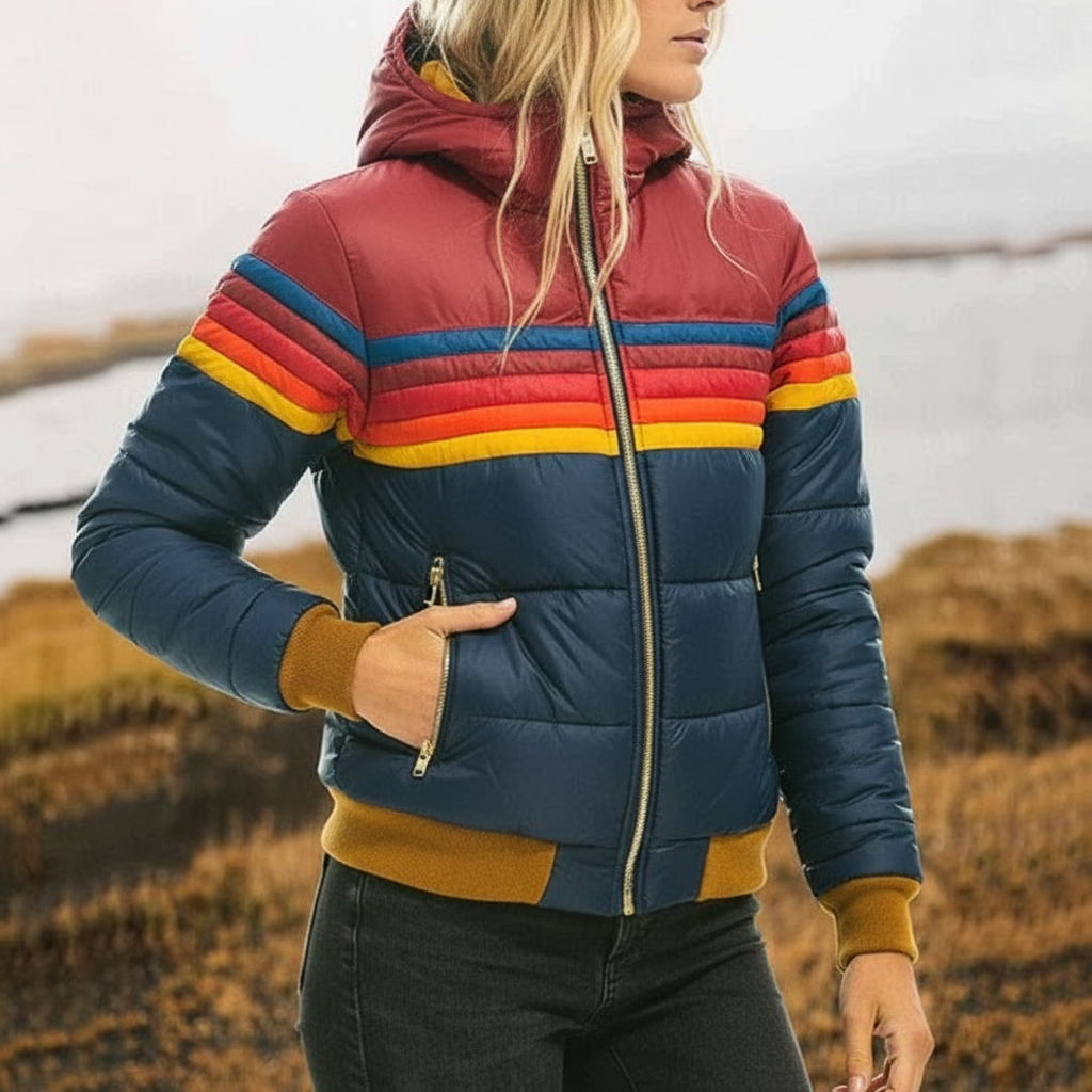 Isabella Zeitlose Damen Steppjacke Isabella mit Retro-Flair
