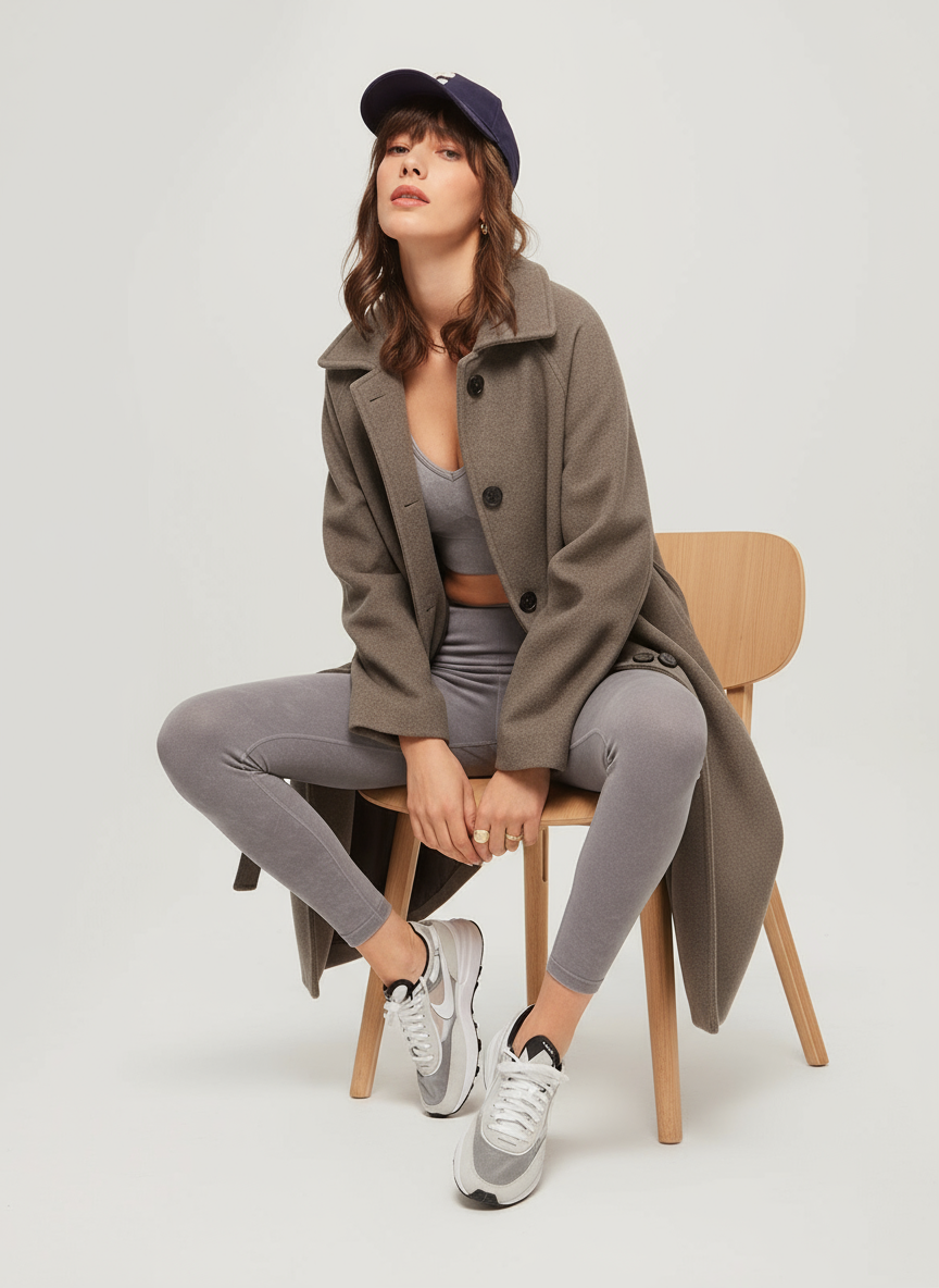 Isolde Zeitlose Hochwertige Lange Winterjacke