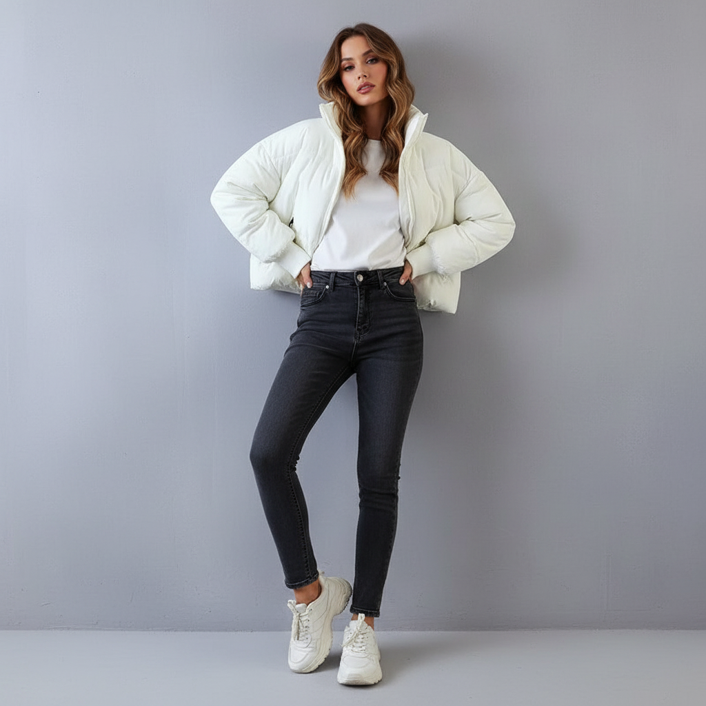 Sofia Zeitlose Hochwertige Damen Steppjacke