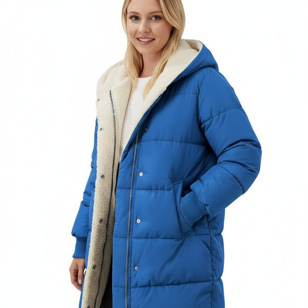 Wendemantel Mit Kapuze – Flauschiges Teddy-Futter