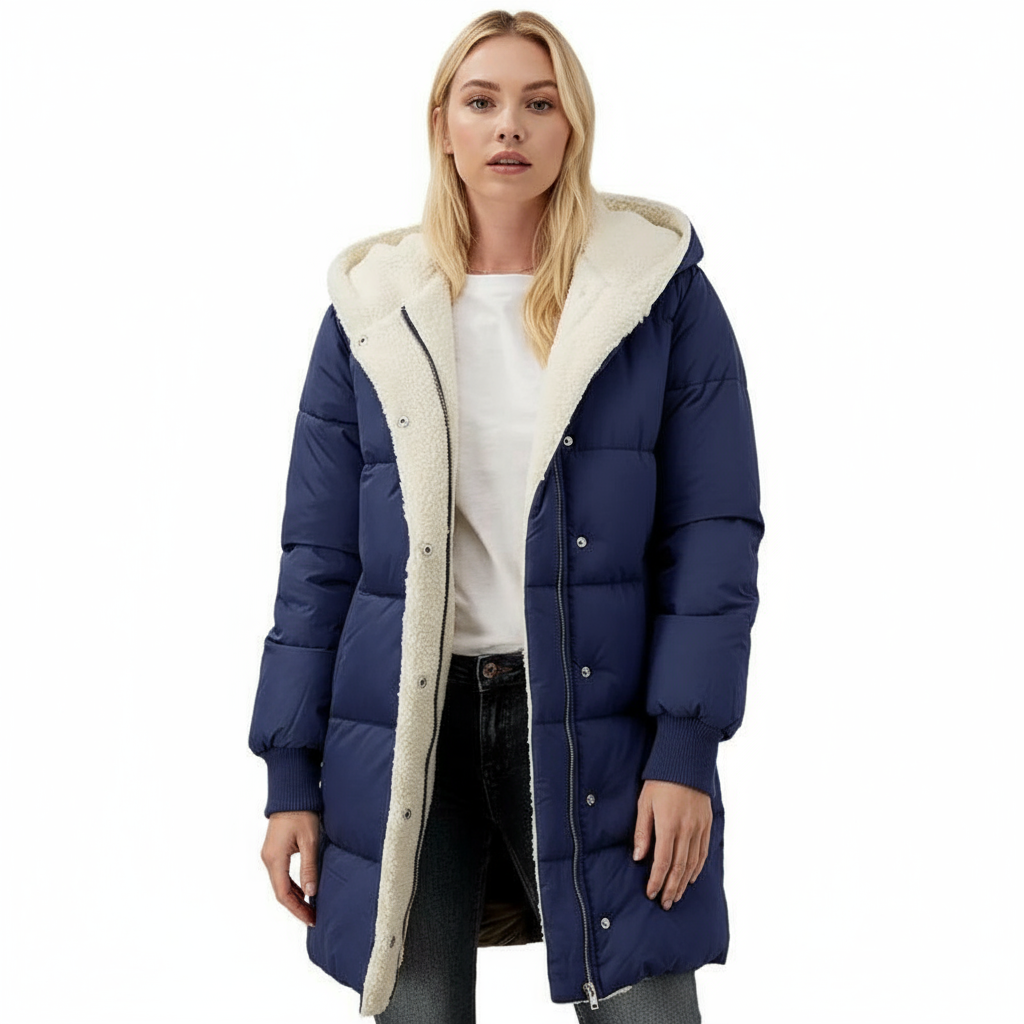 Wendemantel Mit Kapuze – Flauschiges Teddy-Futter