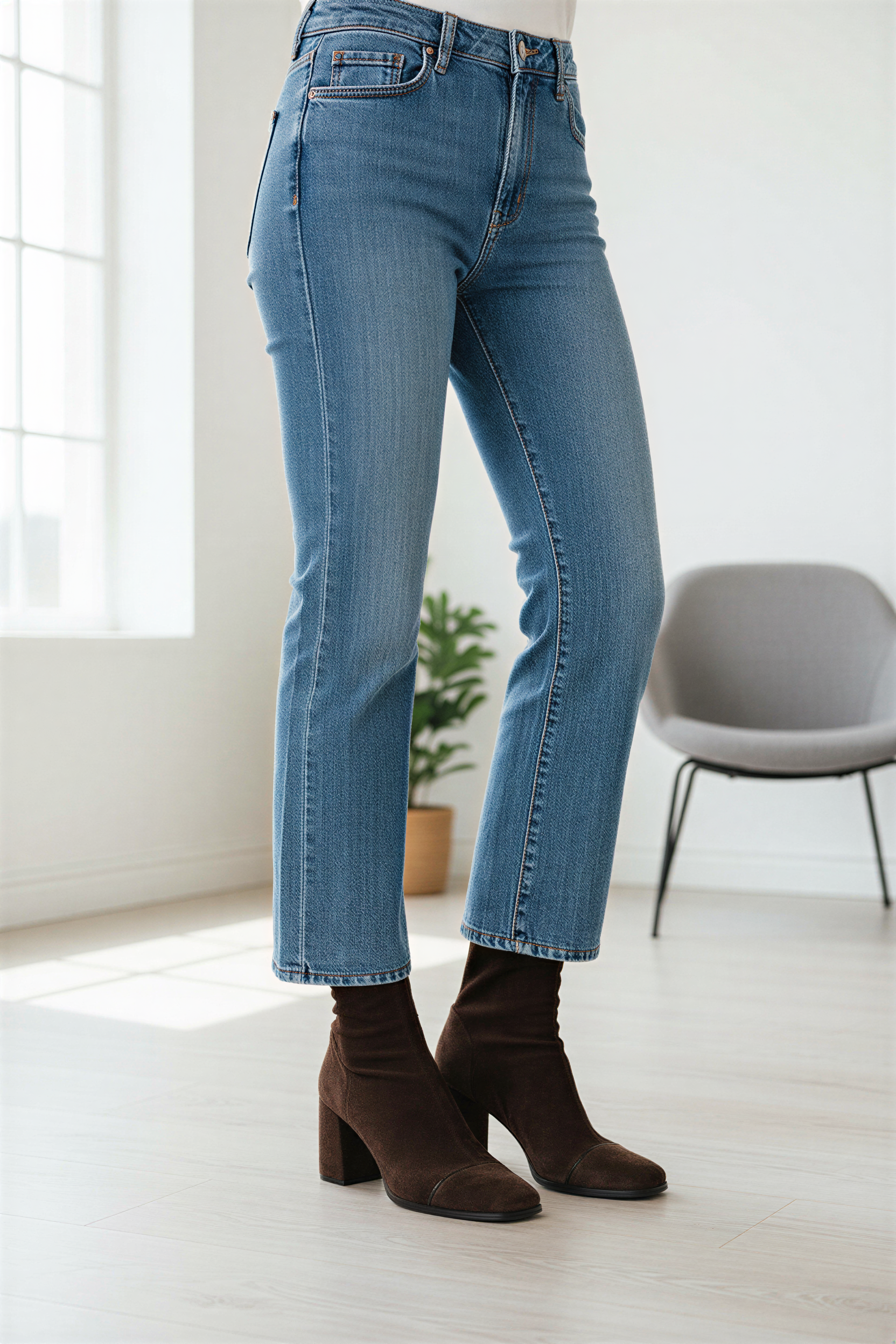 Ankle Boots | Weiches Wildleder | Zeitloser Damenschuh