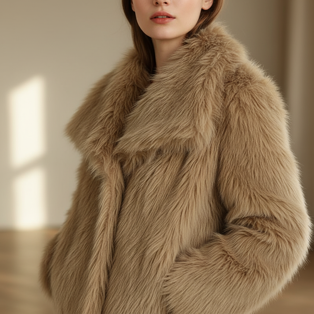 Kunstpelzjacke | Flauschig & Elegant | Wintermode