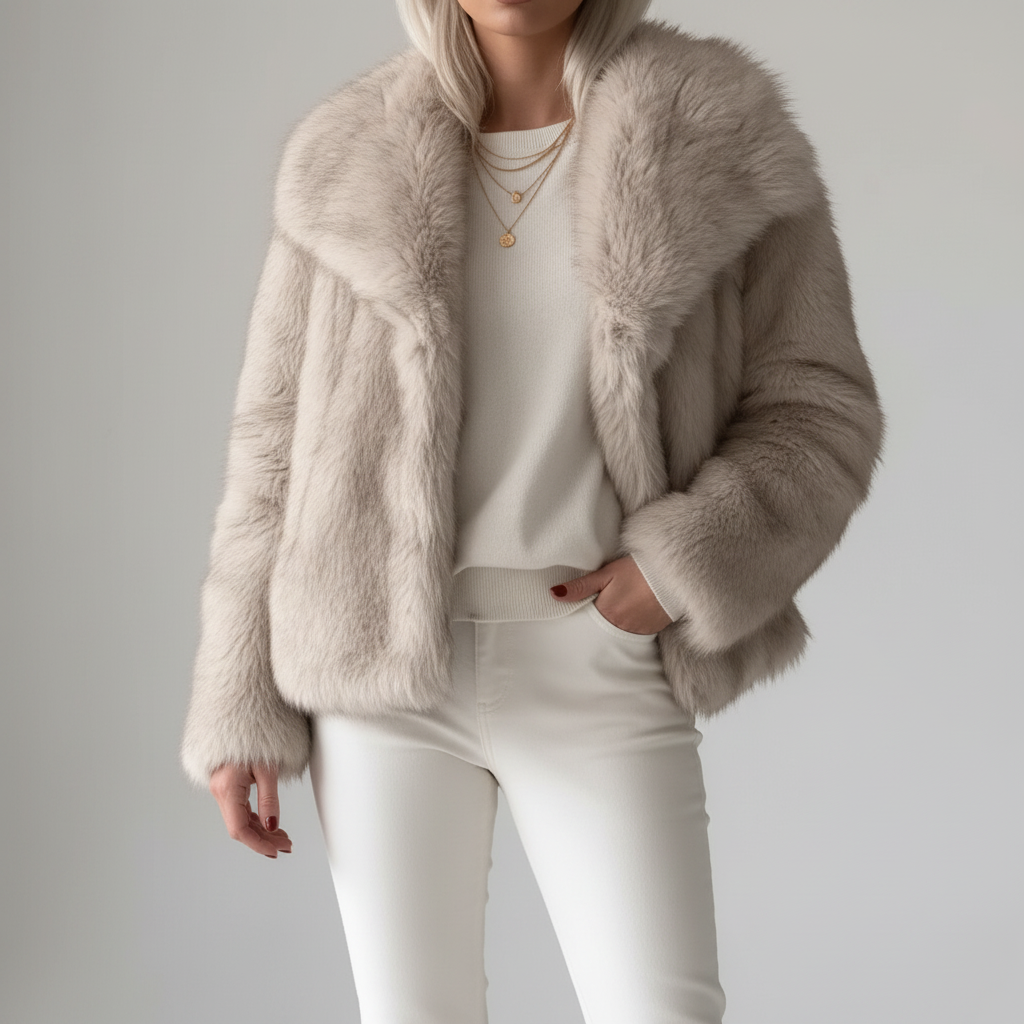 Kunstpelzjacke | Flauschig & Elegant | Wintermode