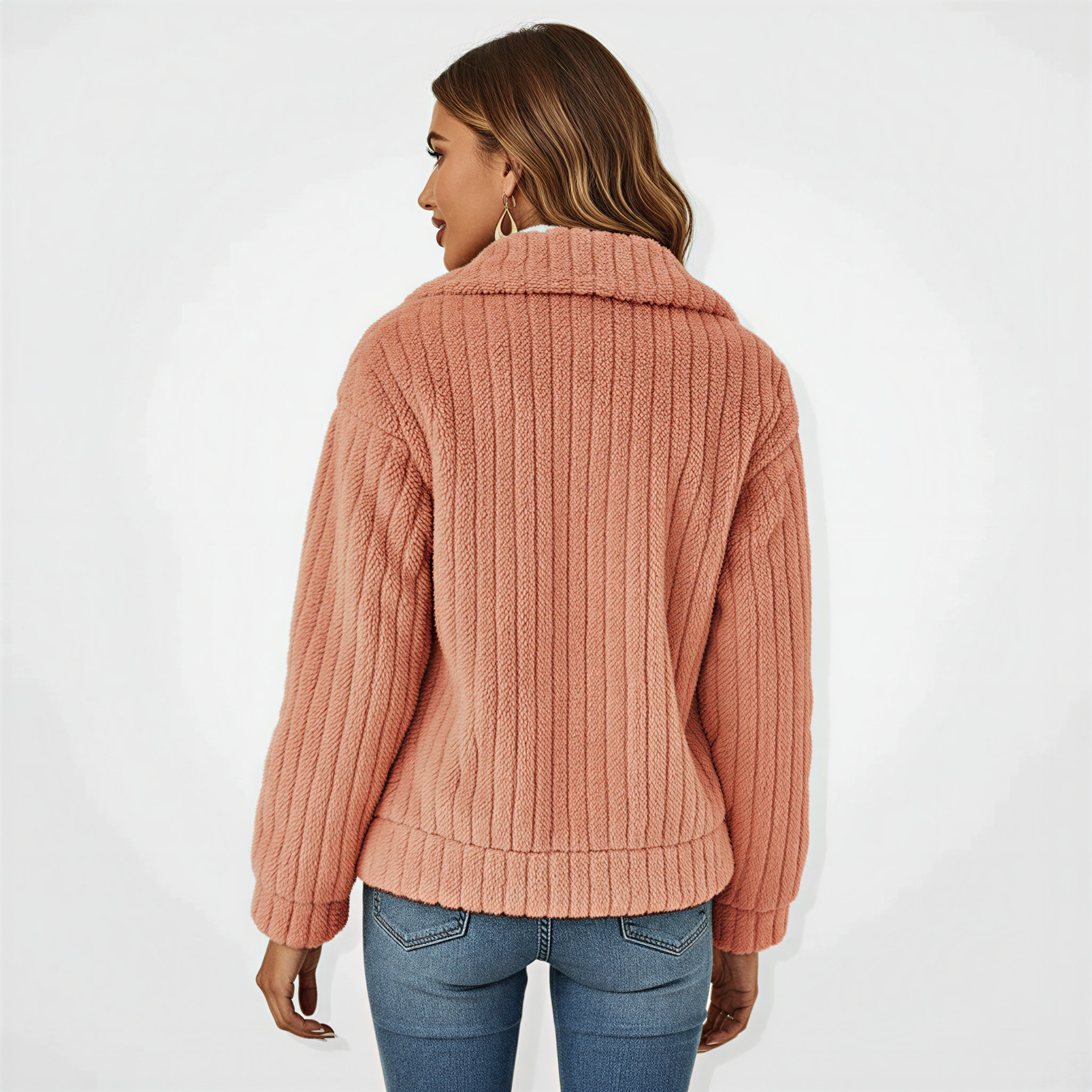 Kuschelige Strickjacke | Lässiger Reißverschluss | Freizeit