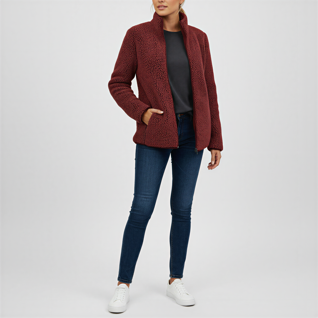 Fleecejacke | Kuschelig Weich | Damen