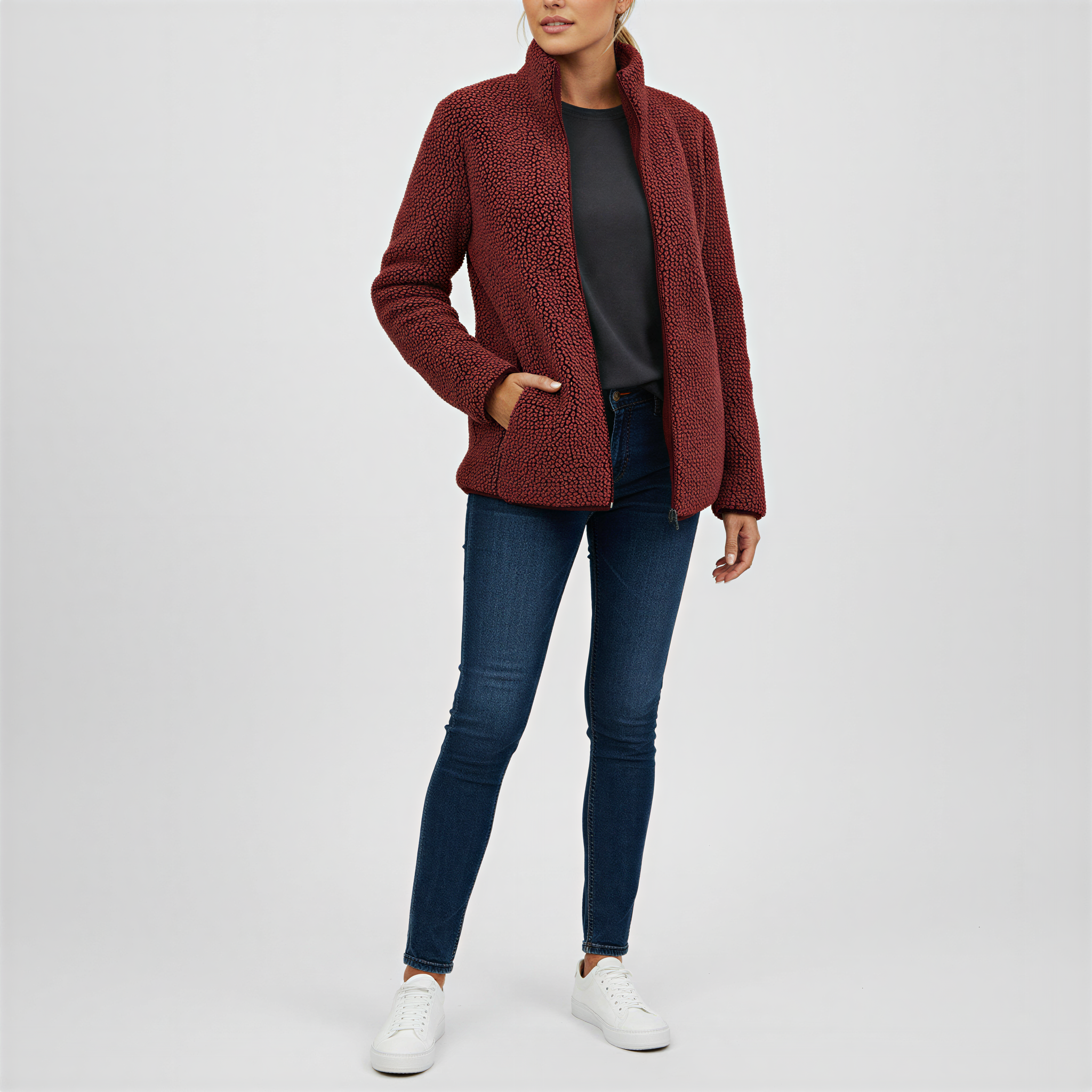 Fleecejacke | Kuschelig Weich | Damen