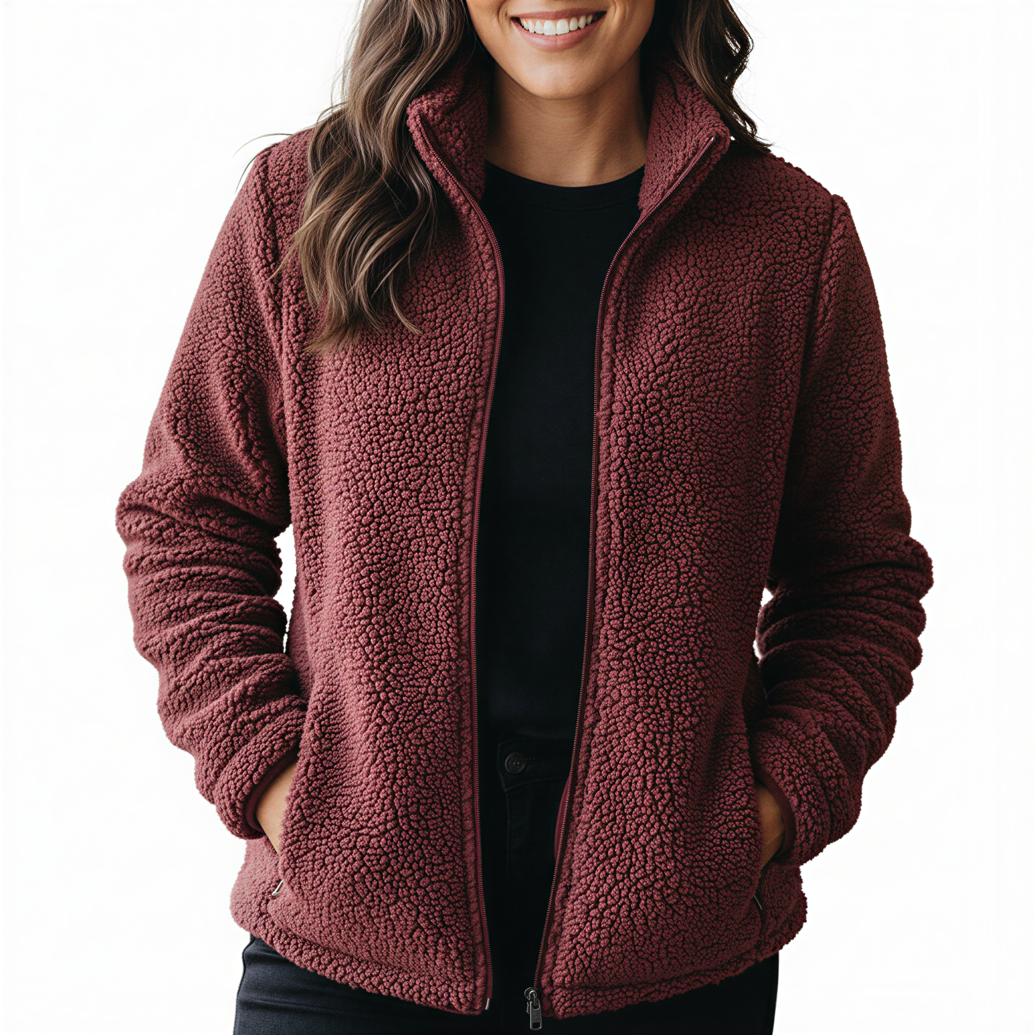 Fleecejacke | Kuschelig Weich | Damen