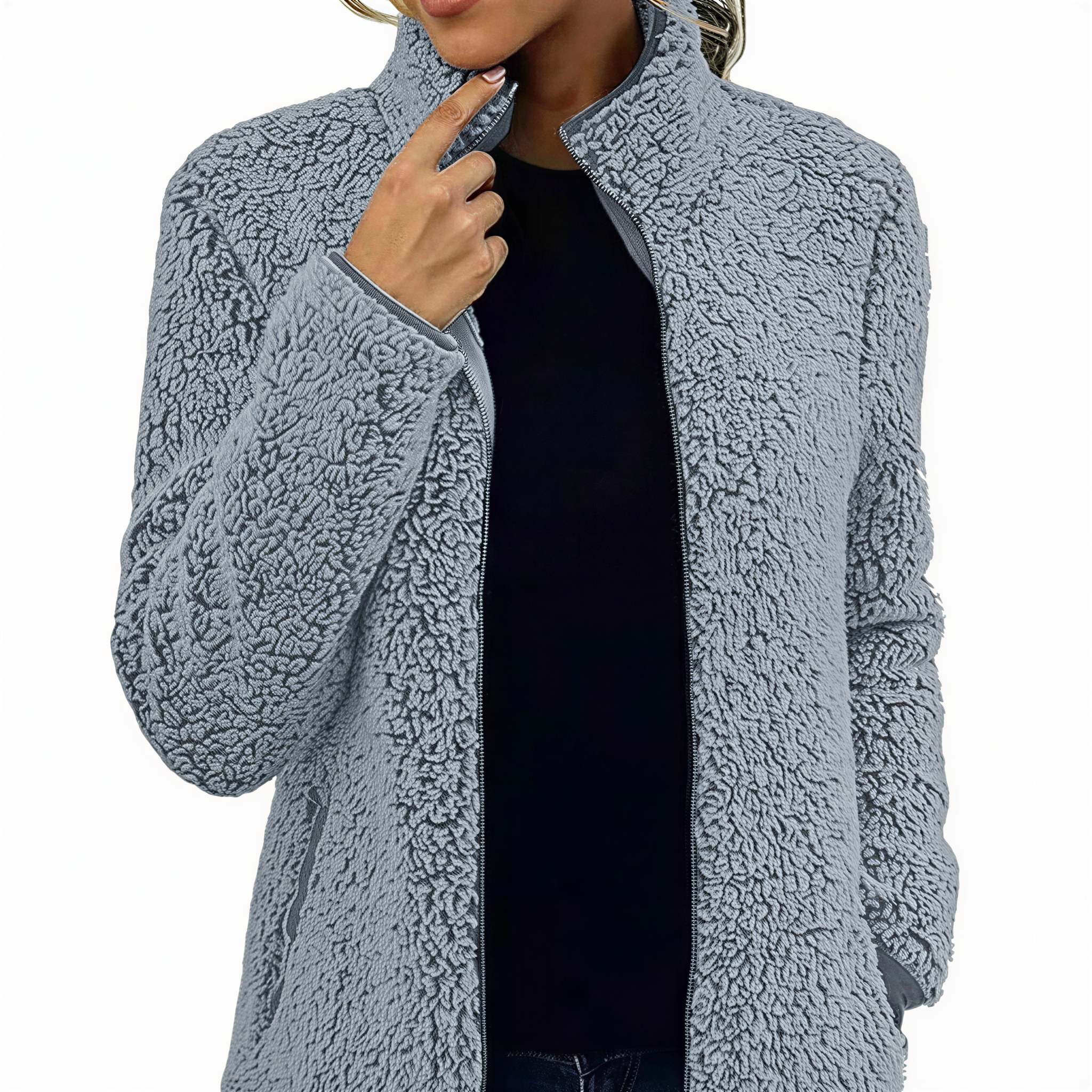 Fleecejacke | Kuschelig Weich | Damen