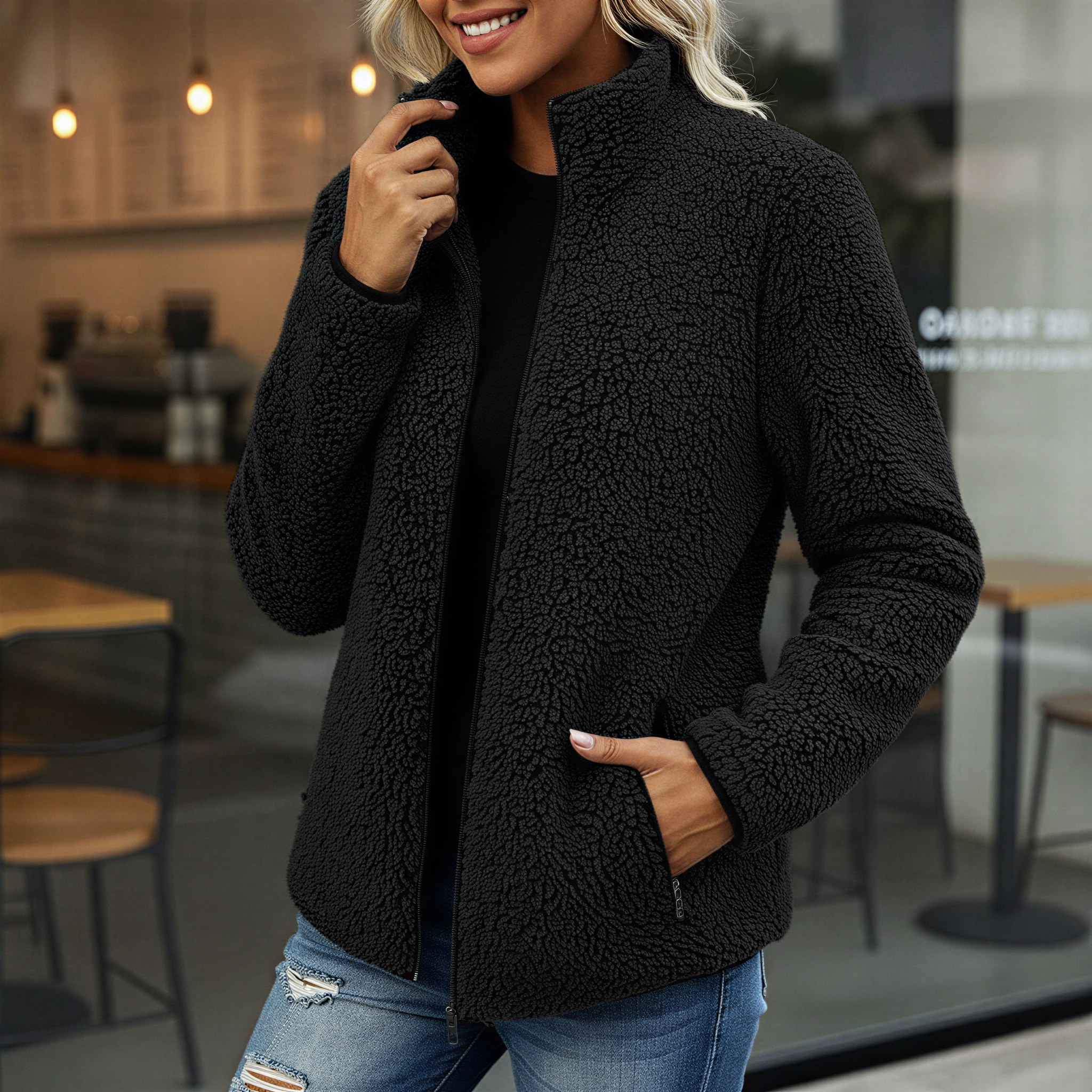 Fleecejacke | Kuschelig Weich | Damen