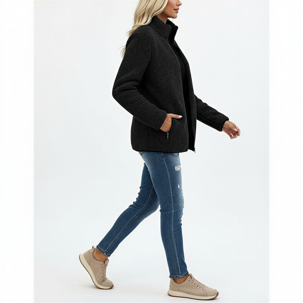 Fleecejacke | Kuschelig Weich | Damen