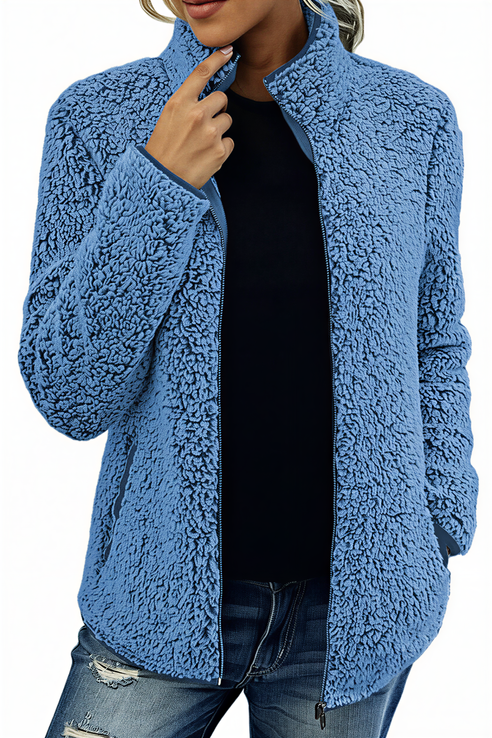 Fleecejacke | Kuschelig Weich | Damen