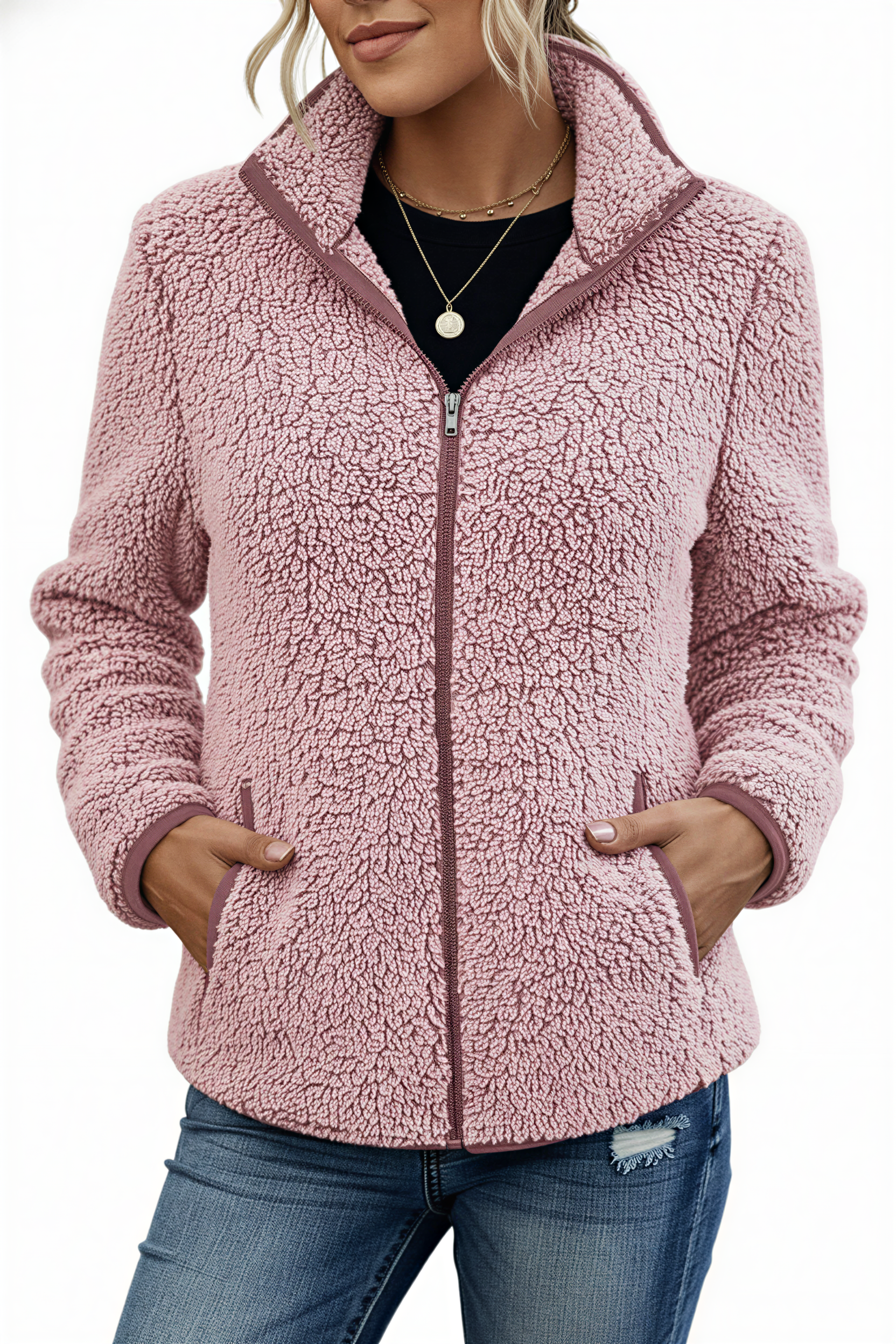 Fleecejacke | Kuschelig Weich | Damen