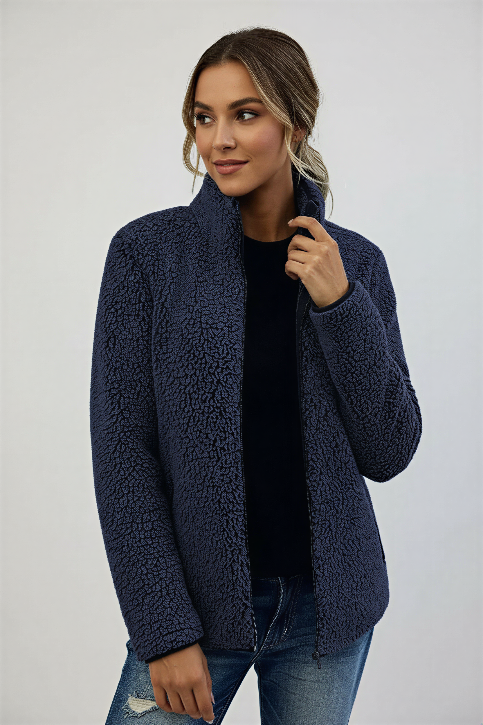 Fleecejacke | Kuschelig Weich | Damen