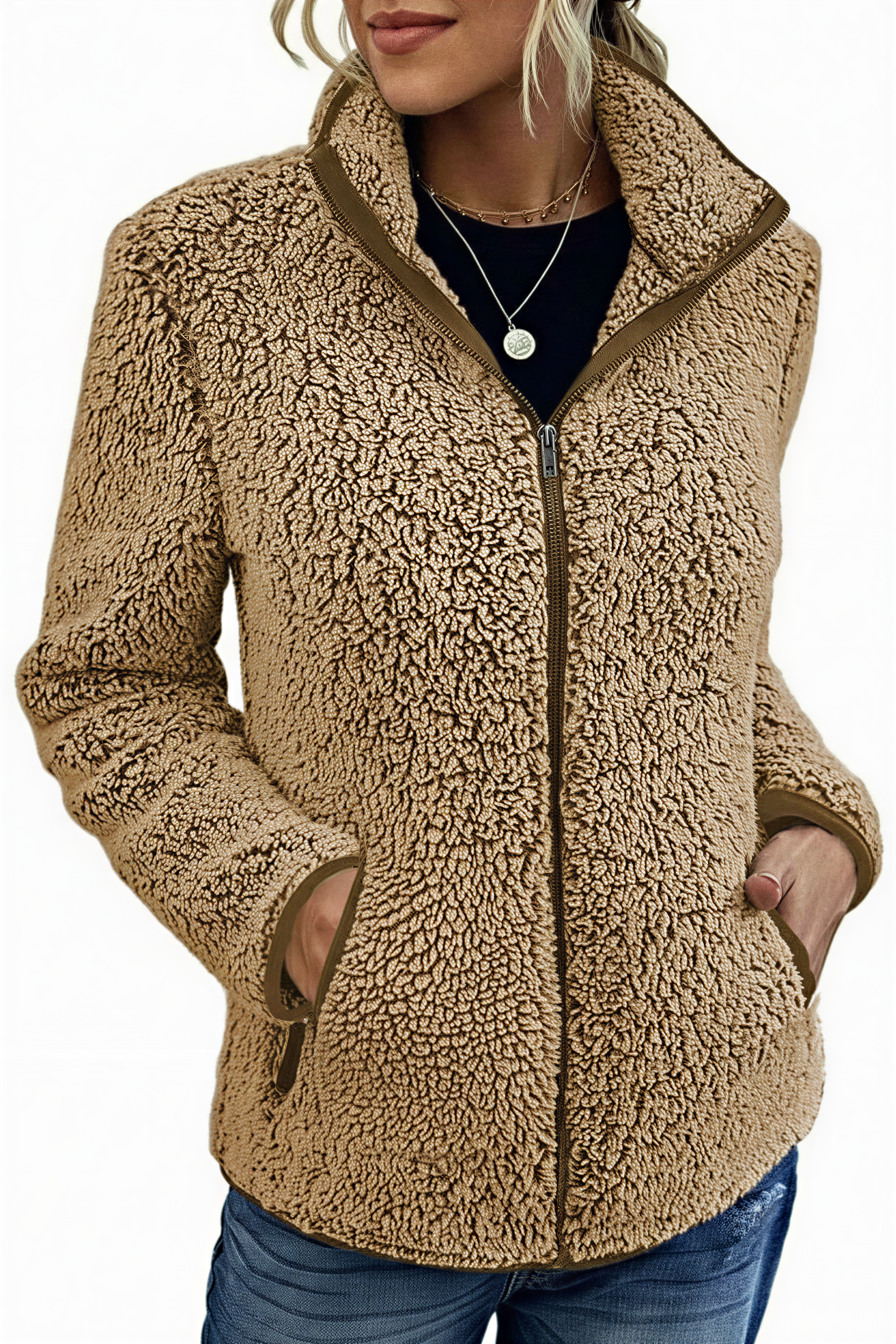 Fleecejacke | Kuschelig Weich | Damen