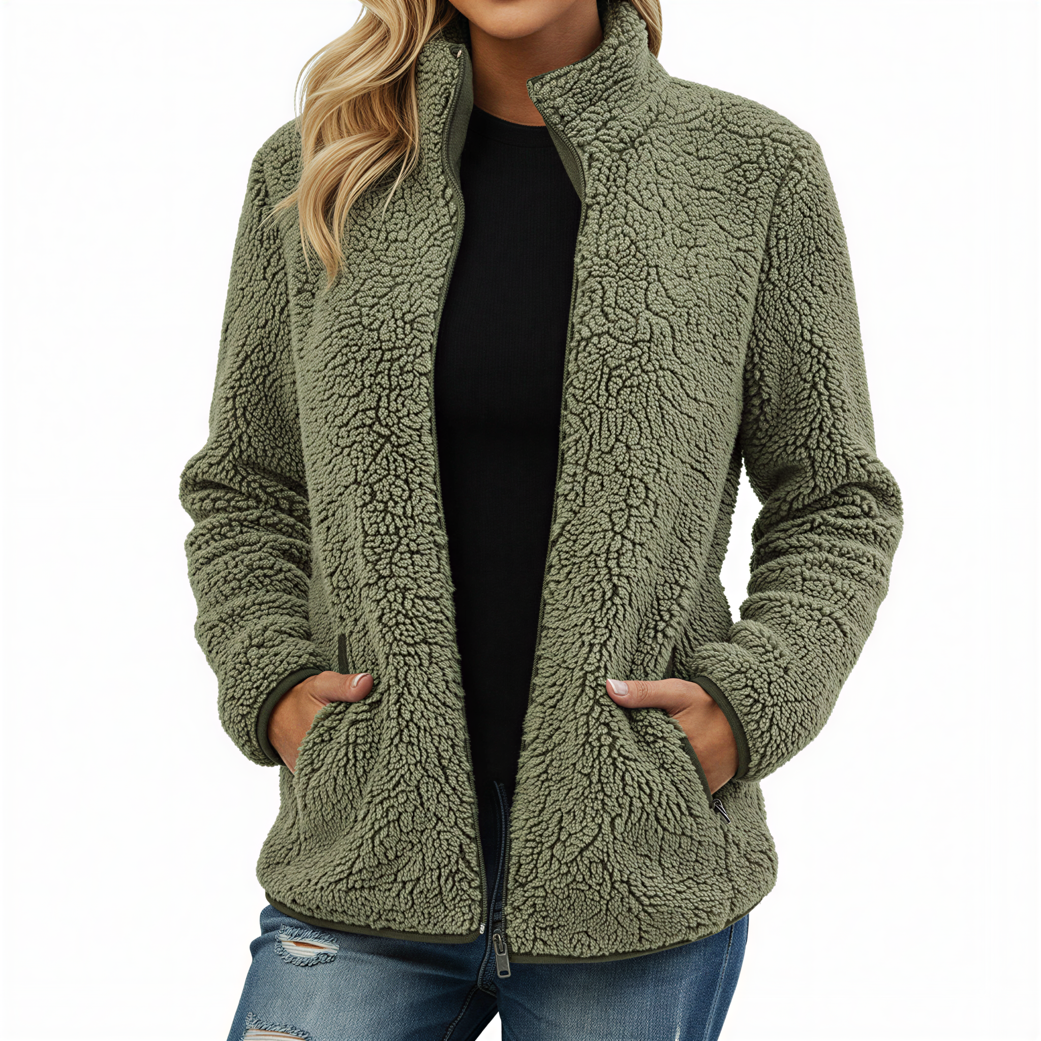 Fleecejacke | Kuschelig Weich | Damen