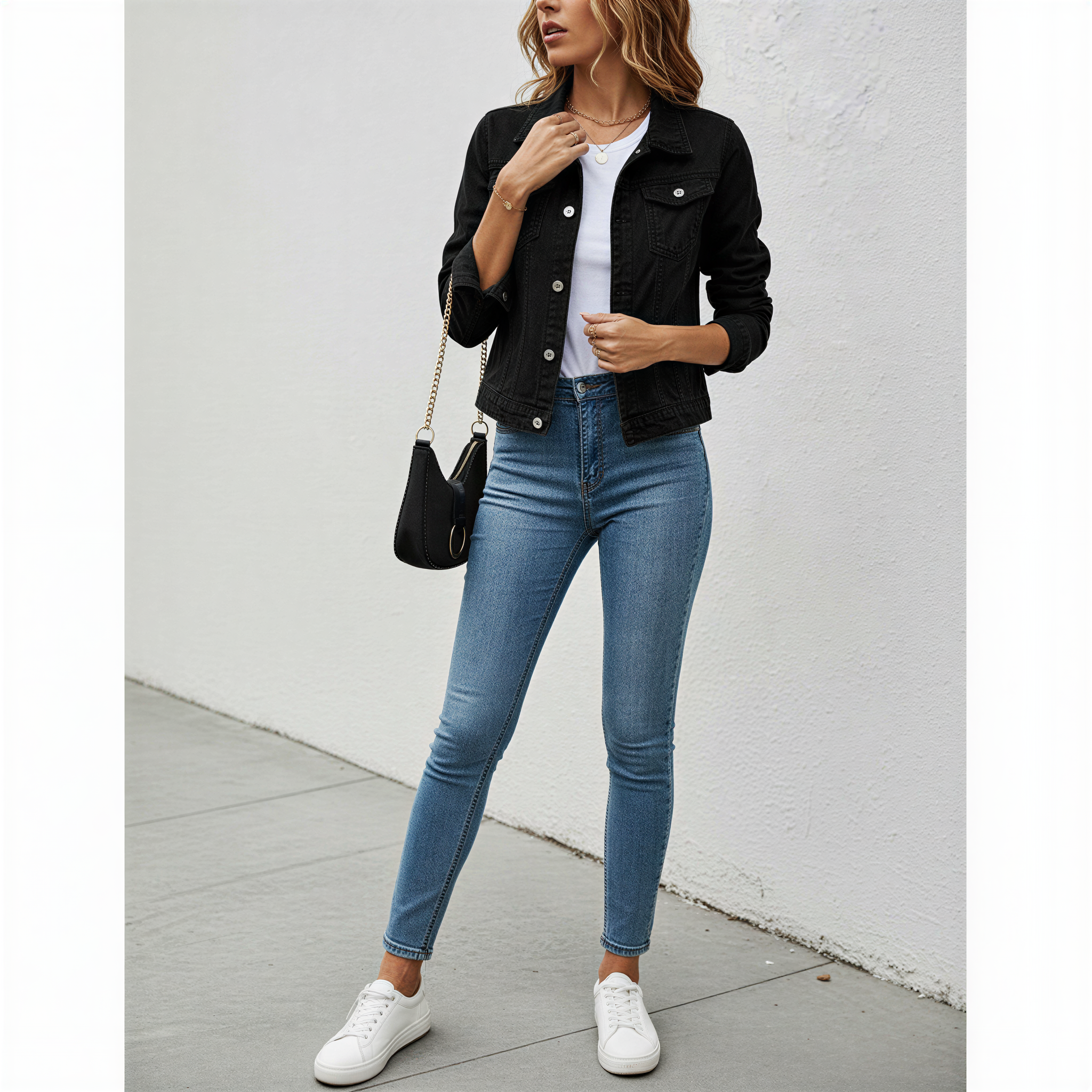 Denim Jacke | Klassischer Trucker-Schnitt | Lässige Mode