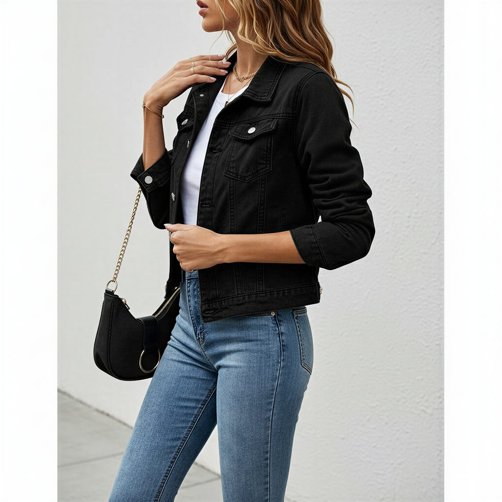 Denim Jacke | Klassischer Trucker-Schnitt | Lässige Mode