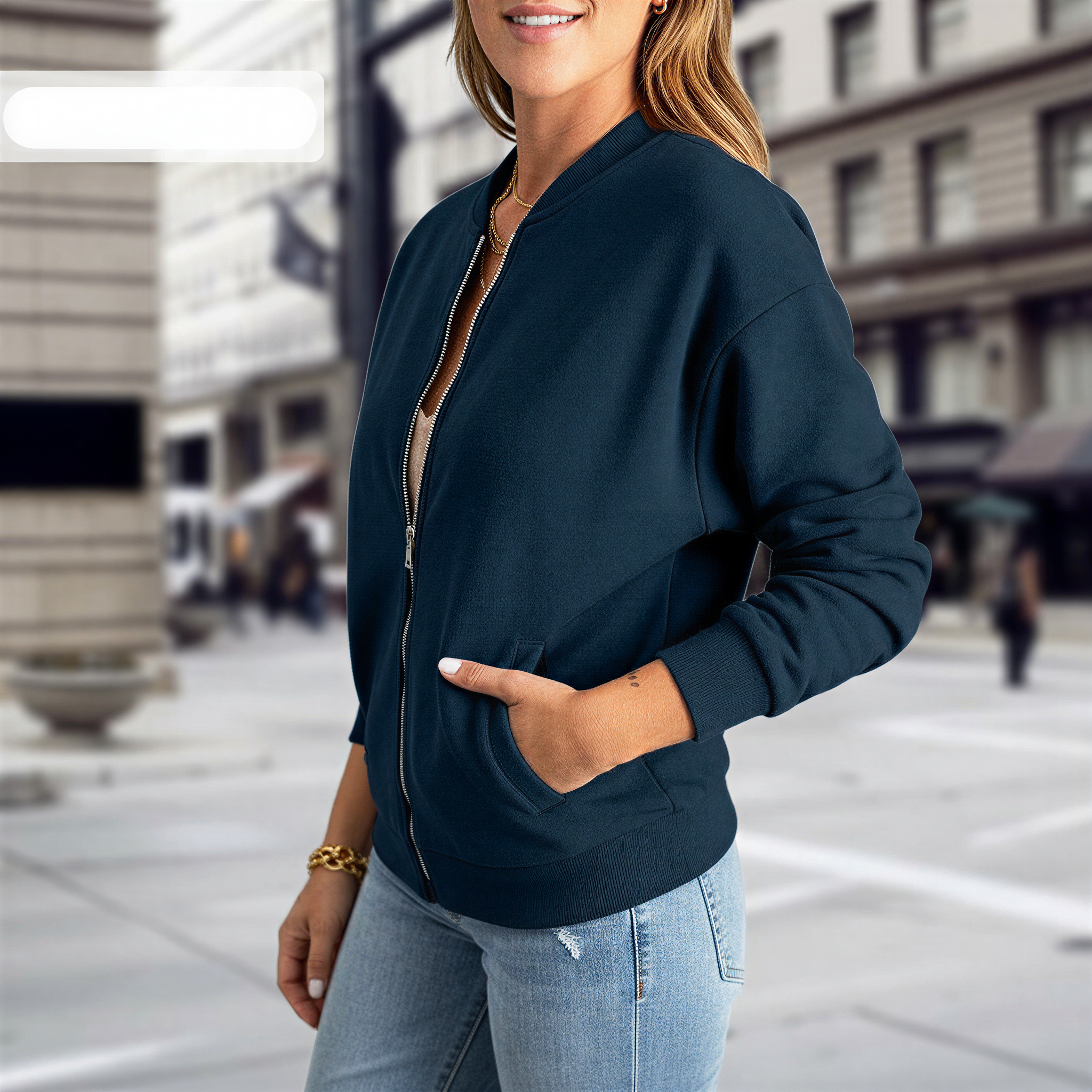 Bomberjacke | Lässiger Schnitt | Frühling