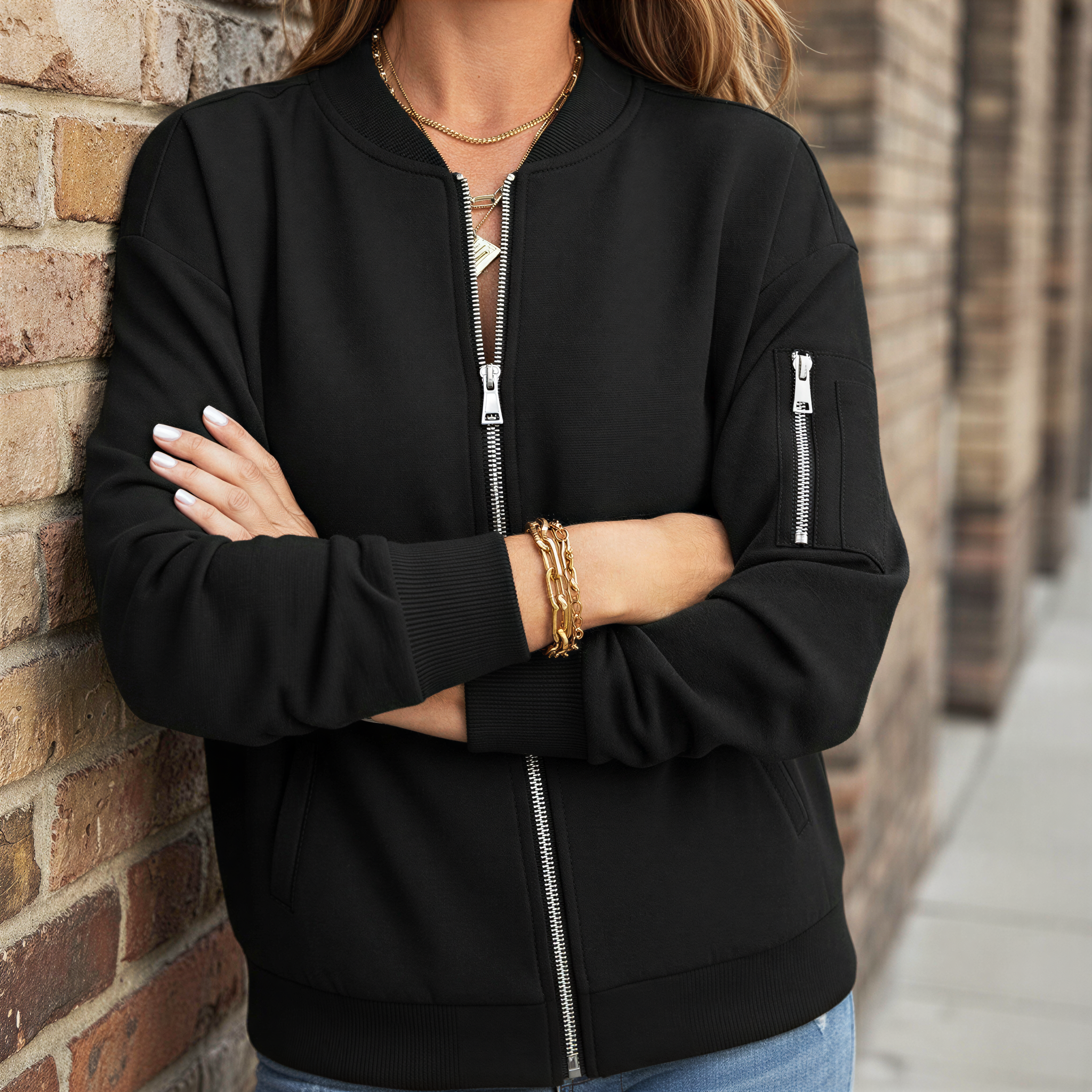 Bomberjacke | Lässiger Schnitt | Frühling