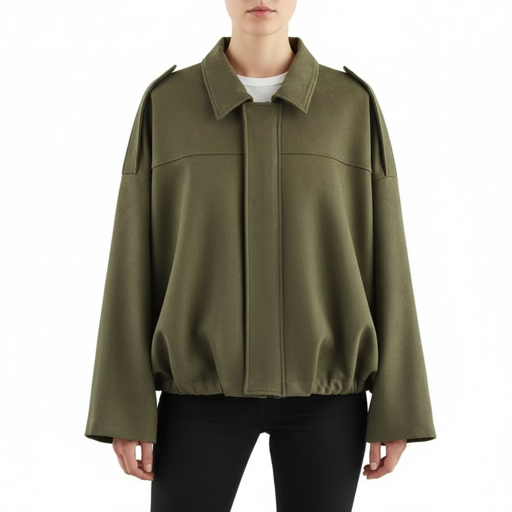 Oversized Jacke | Weite Ärmel | Lässiger Stil