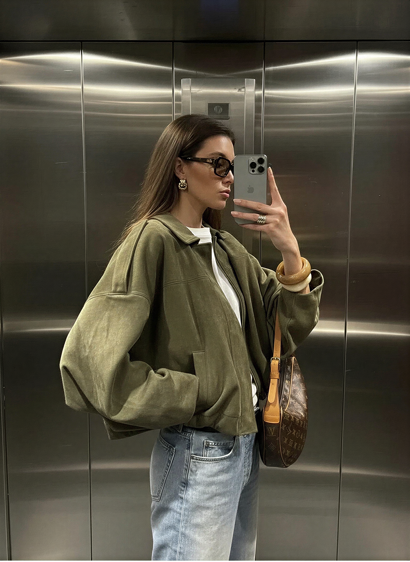 Oversized Jacke | Weite Ärmel | Lässiger Stil