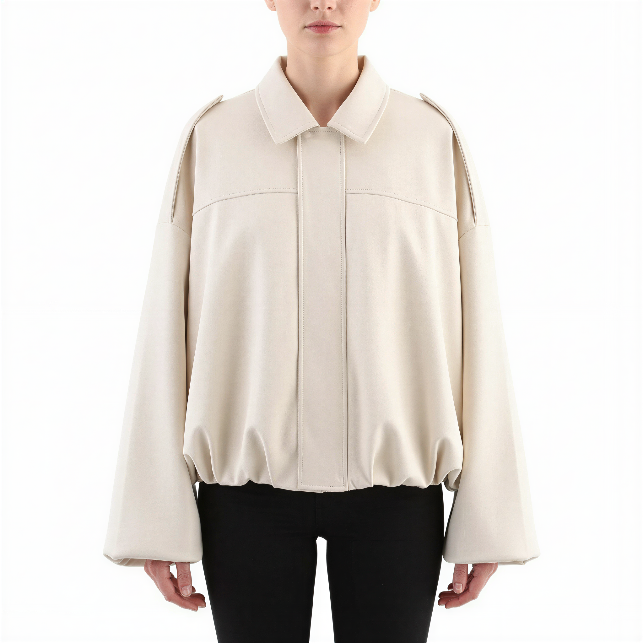 Oversized Jacke | Weite Ärmel | Lässiger Stil