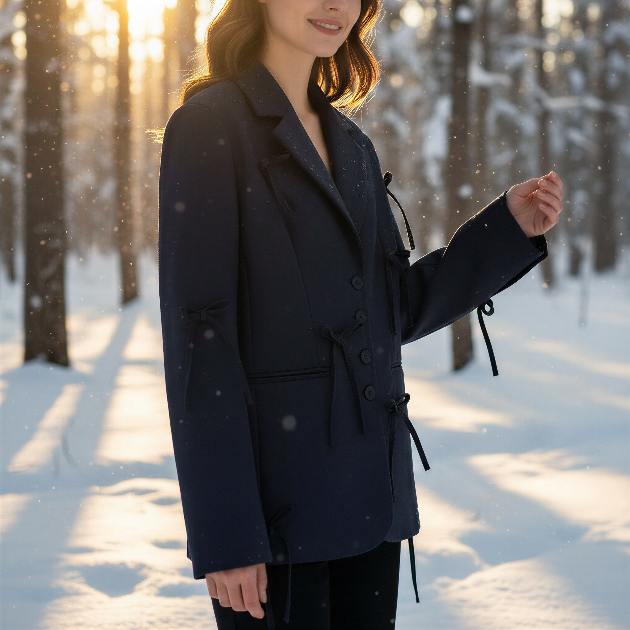 Blazer | Schleifen-Detail | Smart Casual