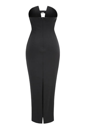 Elegantes, bodenlanges Abendkleid