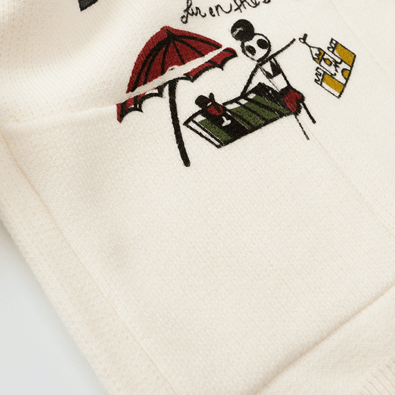 Verspielter Oversized Cardigan