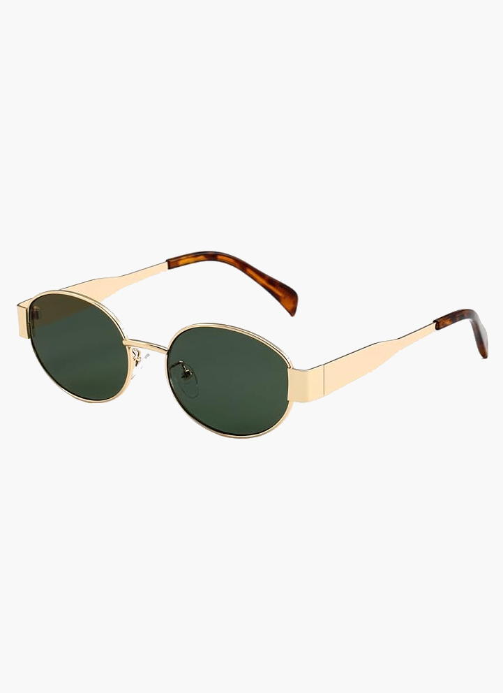 Moderne Sonnenbrille mit ovalen Gläsern