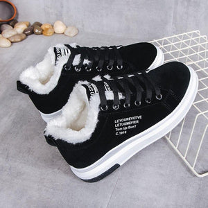 Winter-Sneakers mit Futter & Struktur