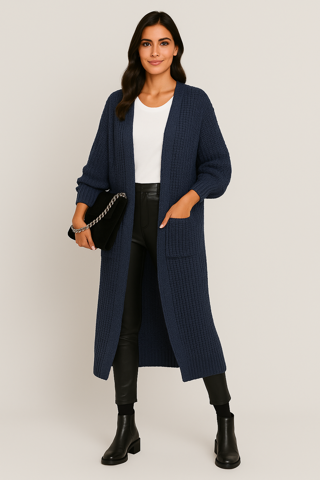 Narelle Zeitlose Elegante Strickjacke