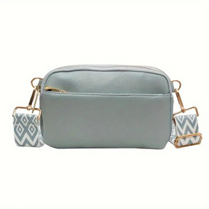 Moderne Crossbody Handtasche mit Musterriemen