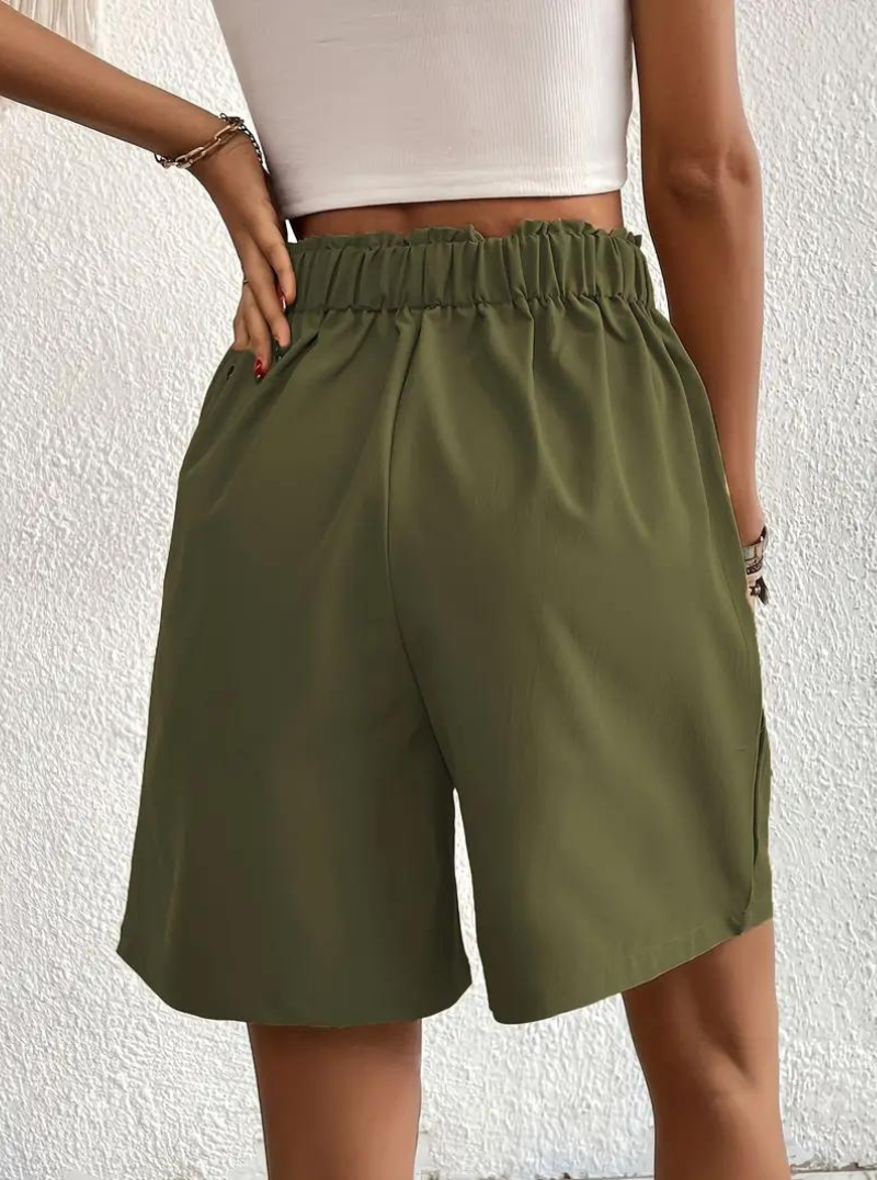 Damen Shorts – Hochtailliert, Bundfalten, mit Taschen-82558-4bb7a632-19f5-4c3e-8972-750601bf16f9