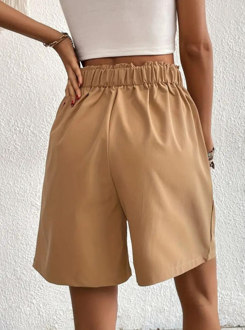 Damen Shorts – Hochtailliert, Bundfalten, mit Taschen-82558-4c8d47a7-5aac-4af1-bfc3-cb58826d274b