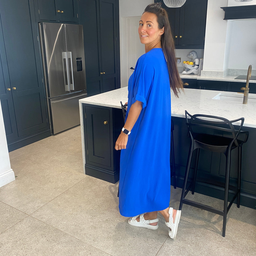 Tiffany Maxi Knot Dress - Blush Boutique Essex