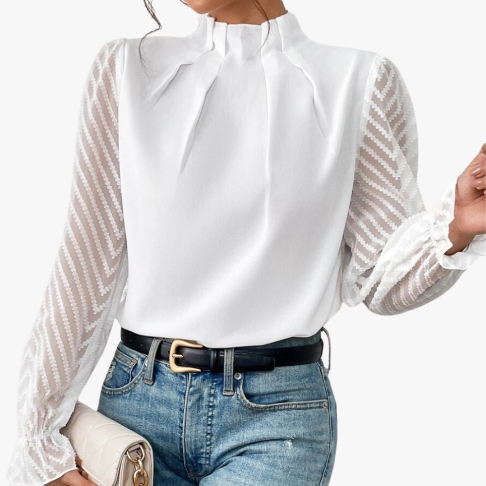 Elegante Bluse mit raffinierten Details