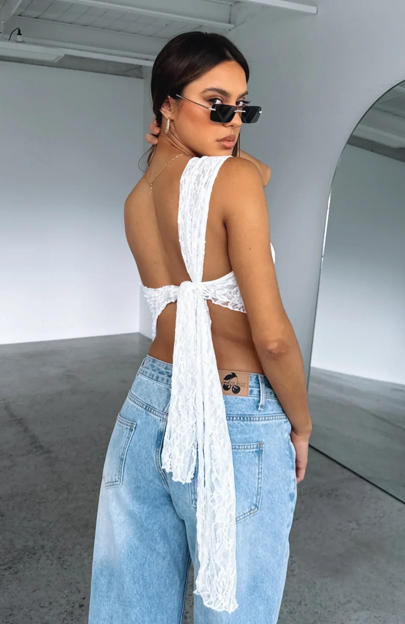 Damen One-Shoulder Spitzenkleid – Asymmetrisches Design, Elegant-83517-57368b95-ebb1-4cd8-8a80-e394f9428931