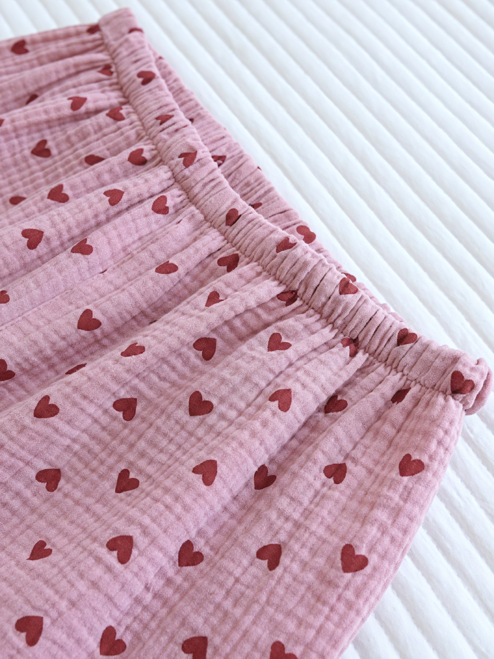 Herz-Muster Pyjama Set