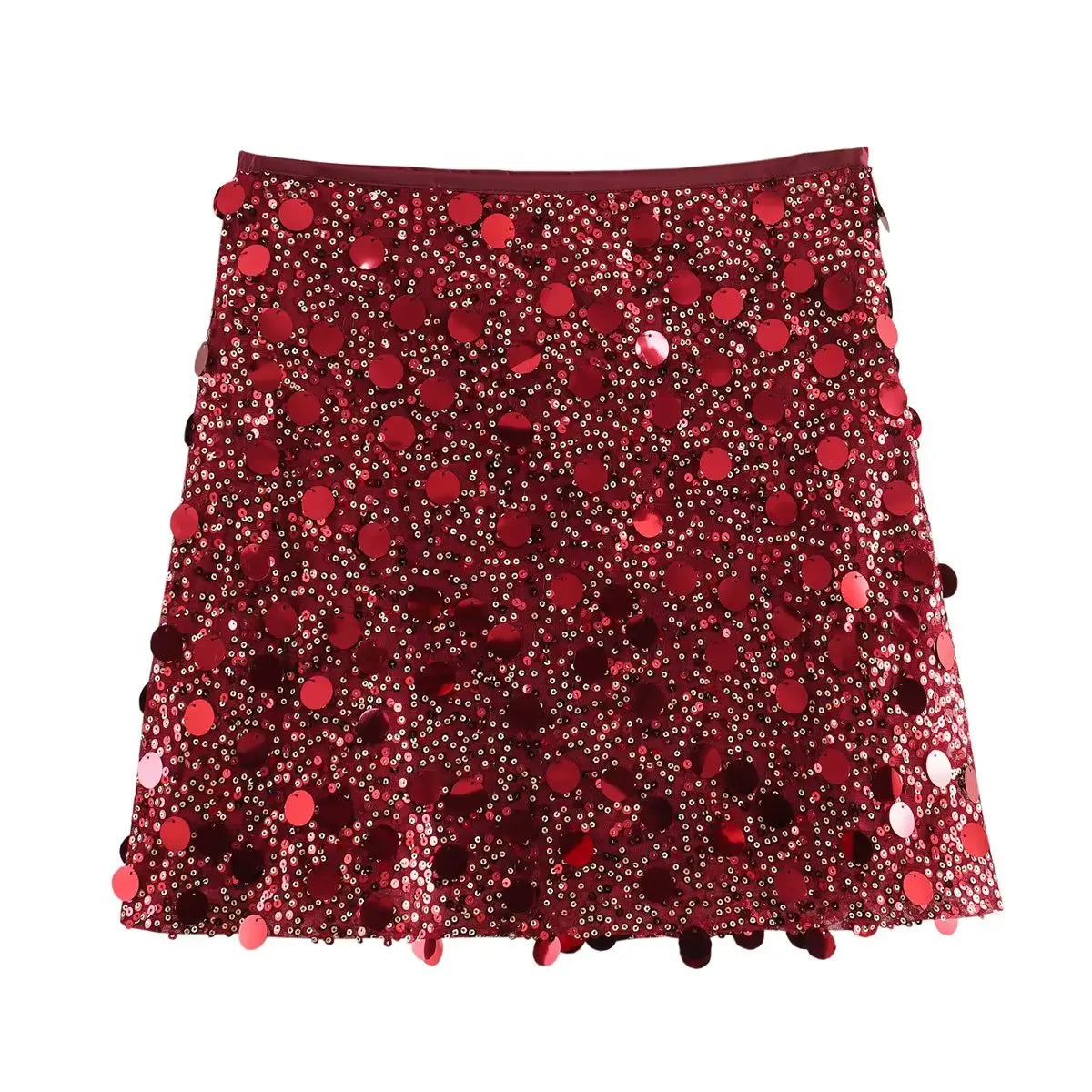 Glitzernder Minirock mit Pailletten-Design