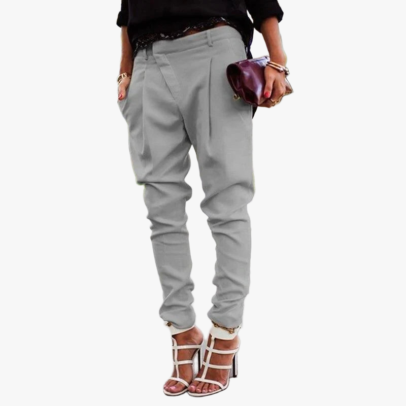 Chic Hochtaillierte Hose mit eleganten Details