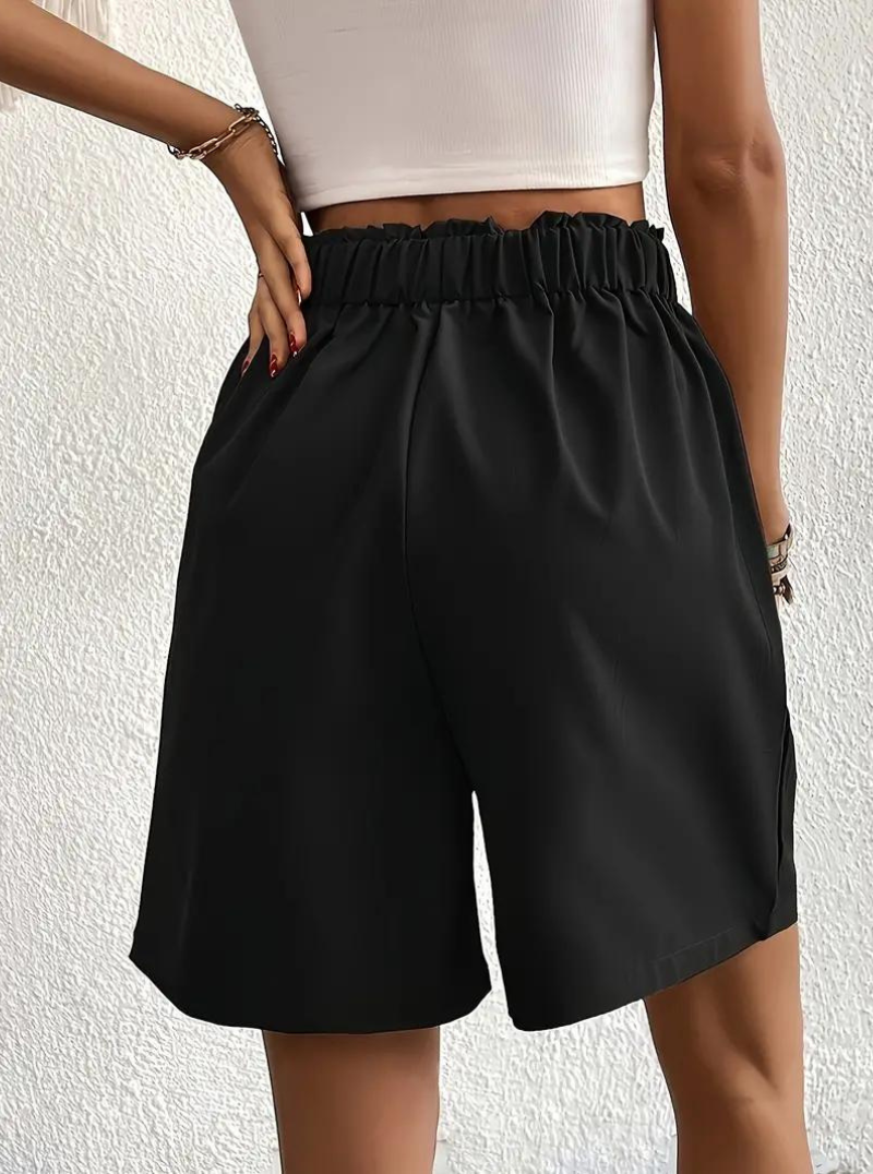 Damen Shorts – Hochtailliert, Bundfalten, mit Taschen-82558-651c12f8-43eb-4831-bb49-07d5fefaea76