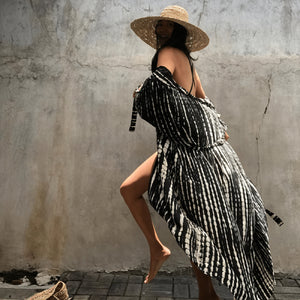 Bohemian Kimono-Stil Kleid