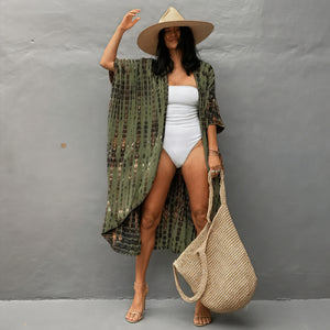 Bohemian Kimono-Stil Kleid