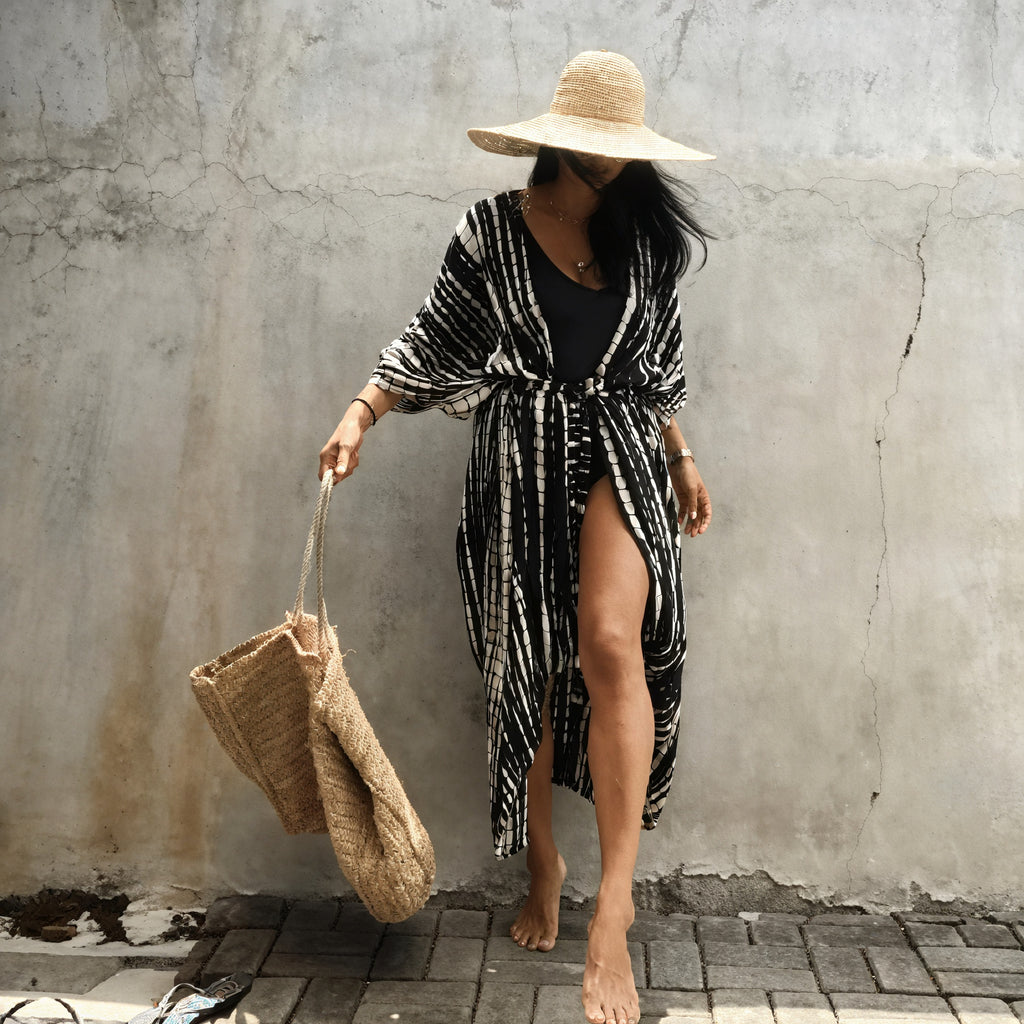 Bohemian Kimono-Stil Kleid