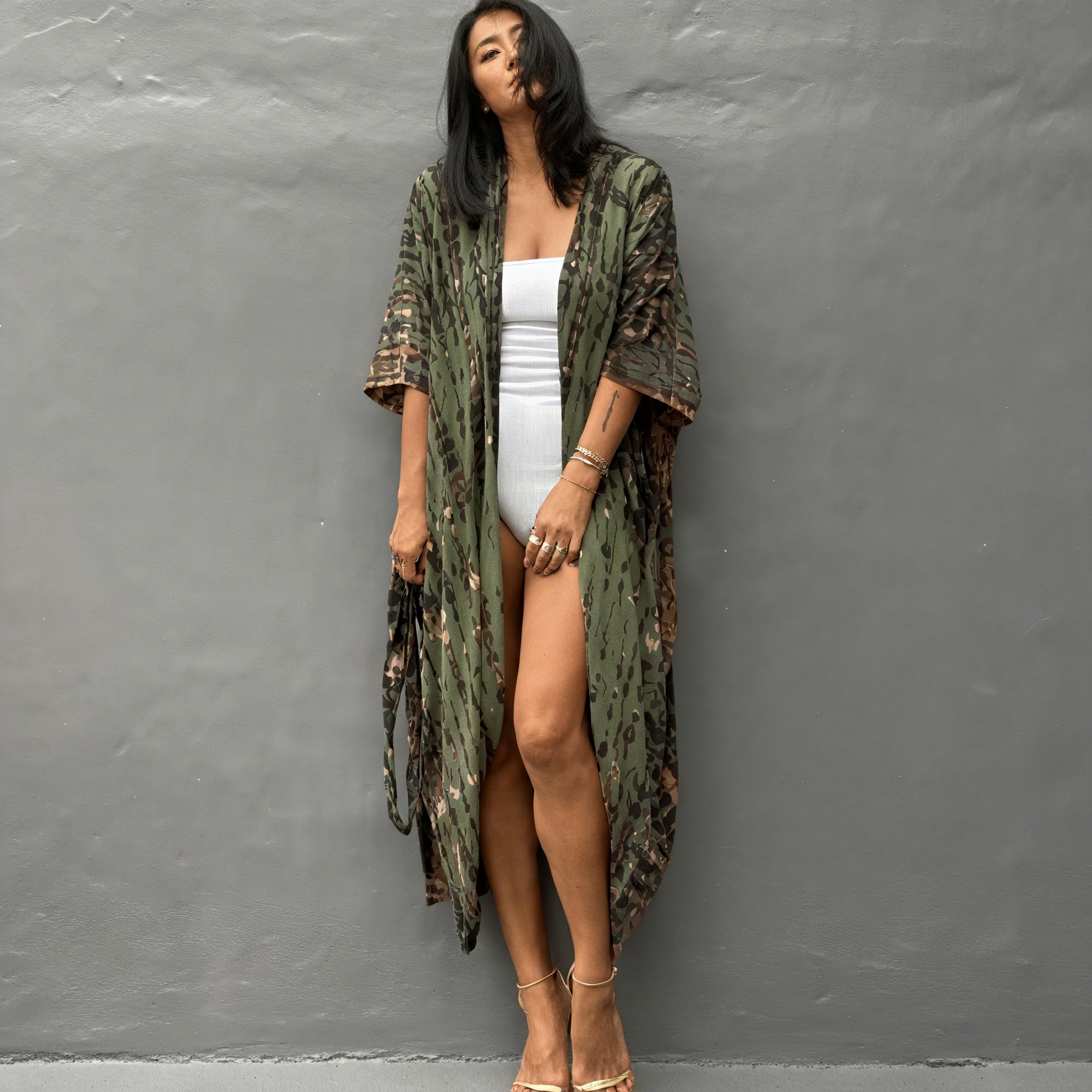 Bohemian Kimono-Stil Kleid