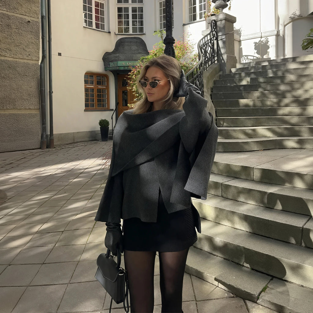 Elegante Outerwear mit besonderem Kragen